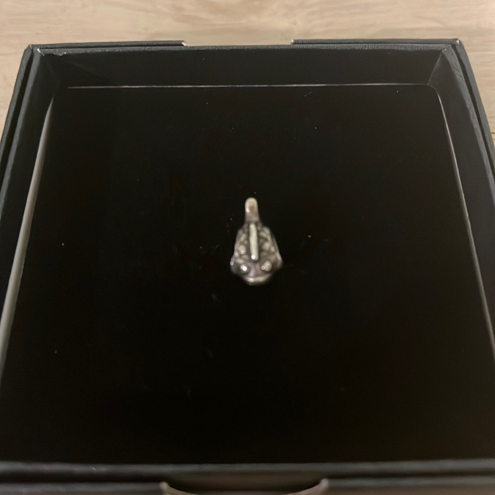 Silver fish pandora charm
